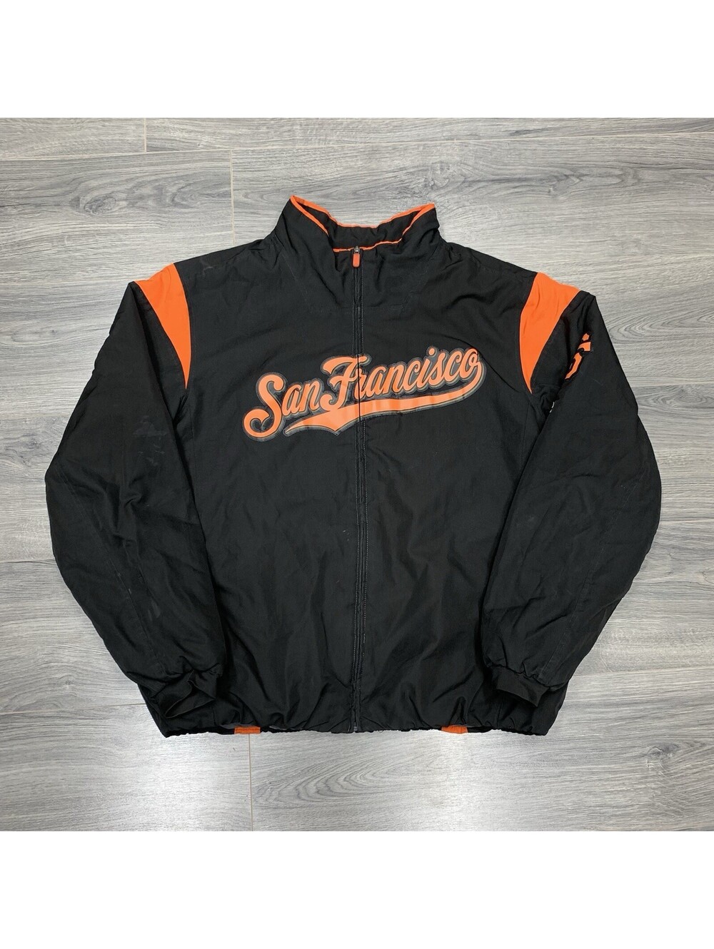 Vintage Majestic San Francisco Giants Therma Base Jacket XL Rare Men’s Black